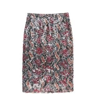 Nicole Miller Carter Sequin Pencil Skirt